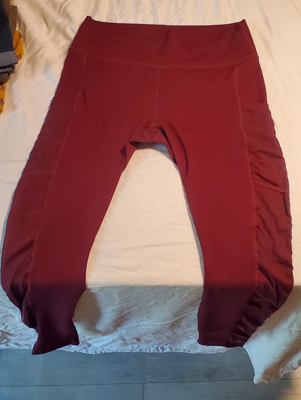 Fabletics Burgandy Leggings